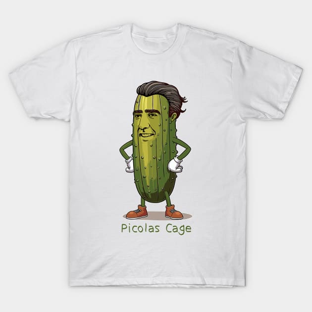 Picolas Cage T-Shirt by Mr.PopArts